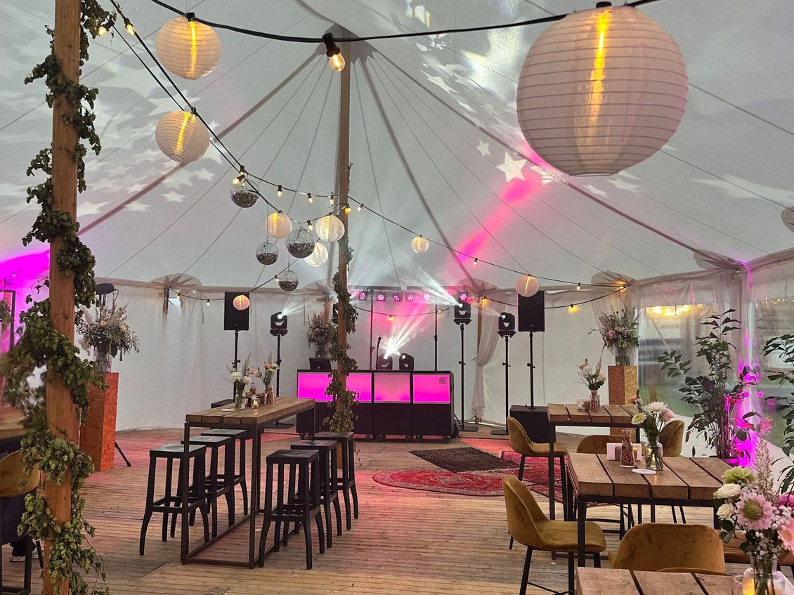 Feesten in de tuin drunen