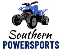 Blue ATV logo with the text “Southern Powersports”