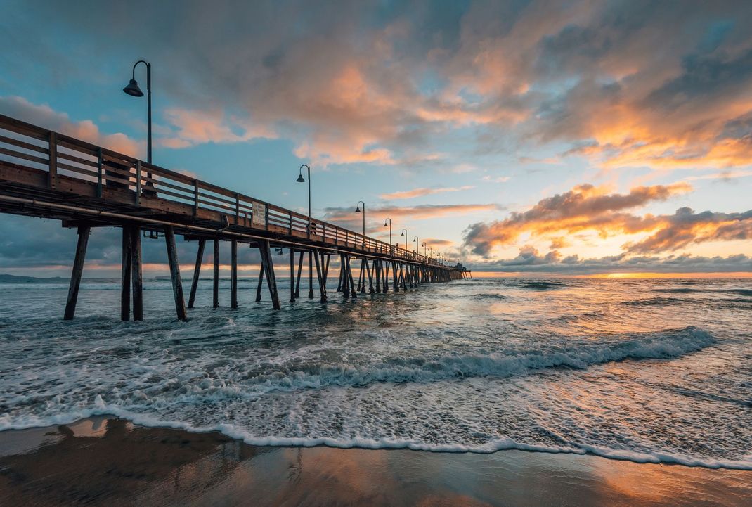 Imperial Beach Pier at sunset