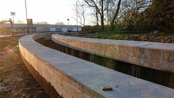 capping beam sheet piles cooper geomatics