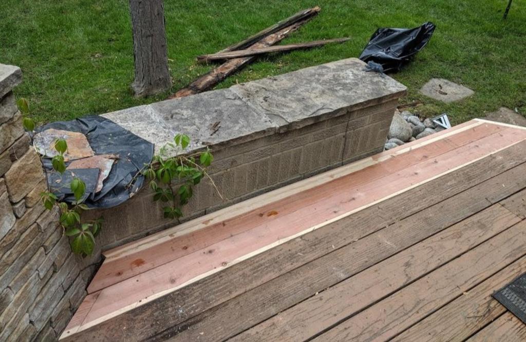 reparing deck and concrete chair