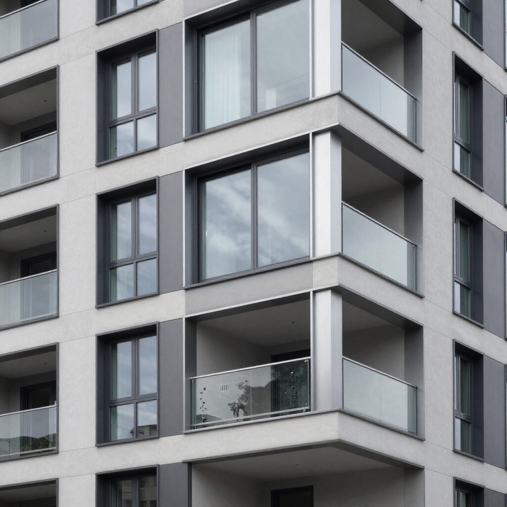 Condominio con serramenti rinnovati in alluminio taglio termico
