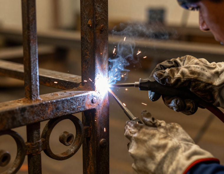 Artigiano al lavoro in officina CISMA 2.0