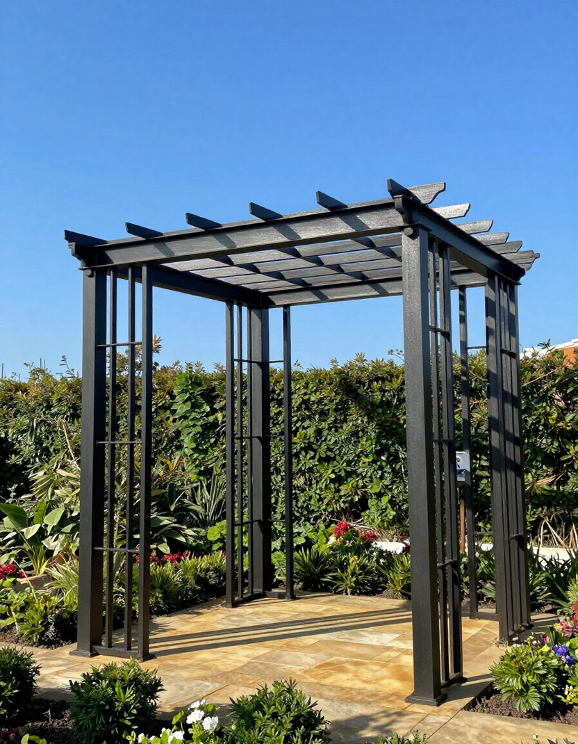 Copertura in ferro su misura, gazebo e pergolato