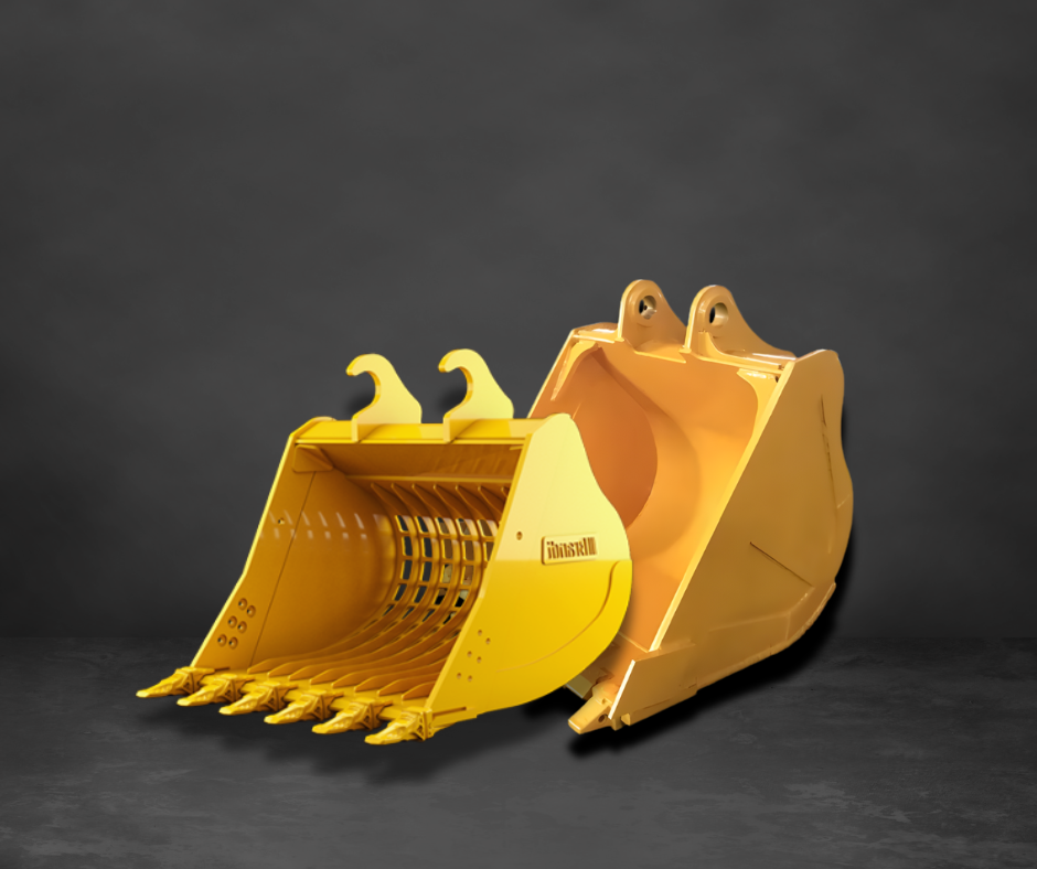 GP and Rock Buckets On Excavators