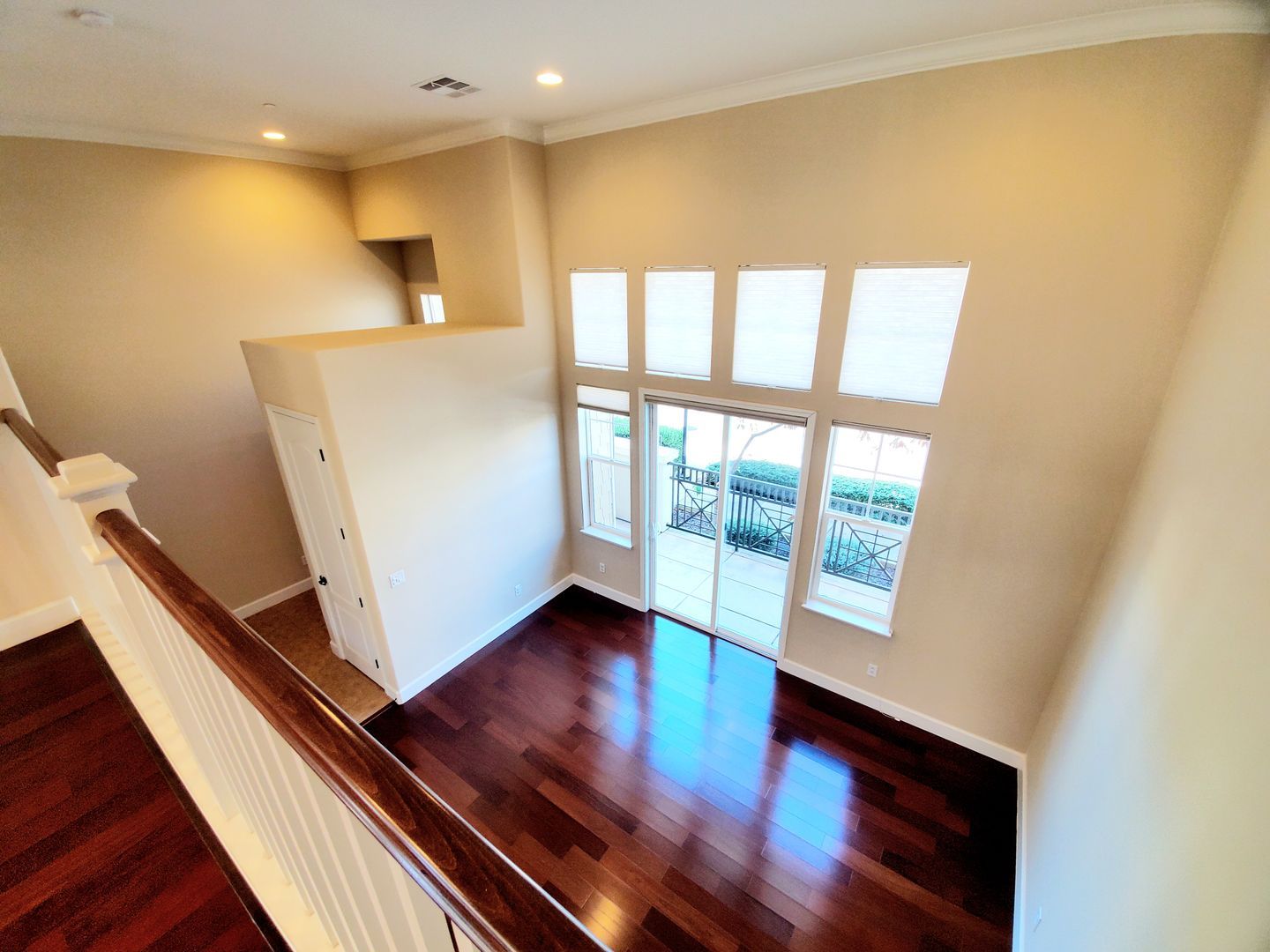 206 Demi looking into living area from combined dining and kitchen