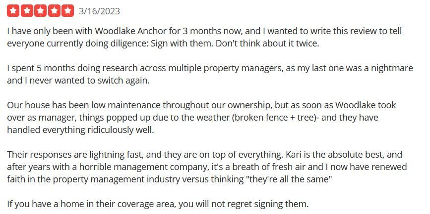 Yelp review