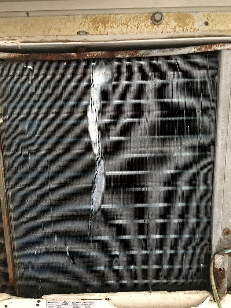 Box airconditioner - After cleaning