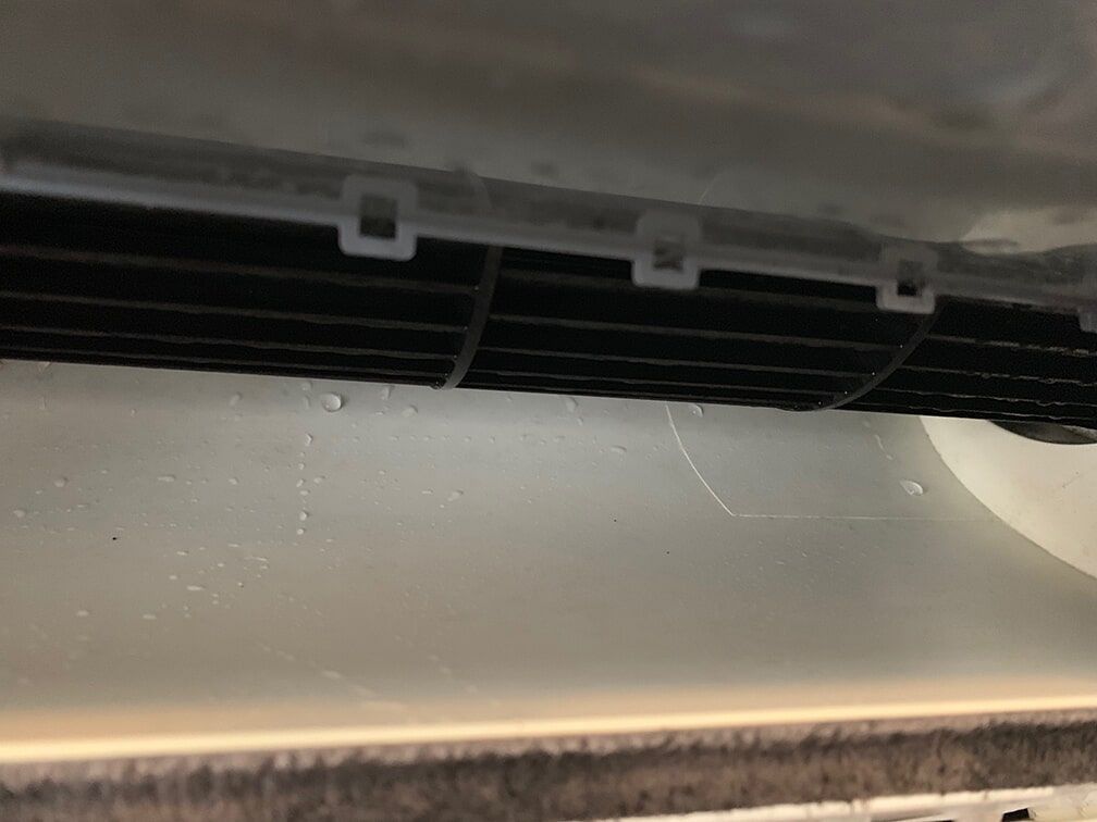 Air conditioner scroll fan - After cleaning