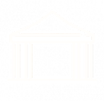Minimal white diagram showing a rectangular outline with four vertical bars, like a table or frame sketch