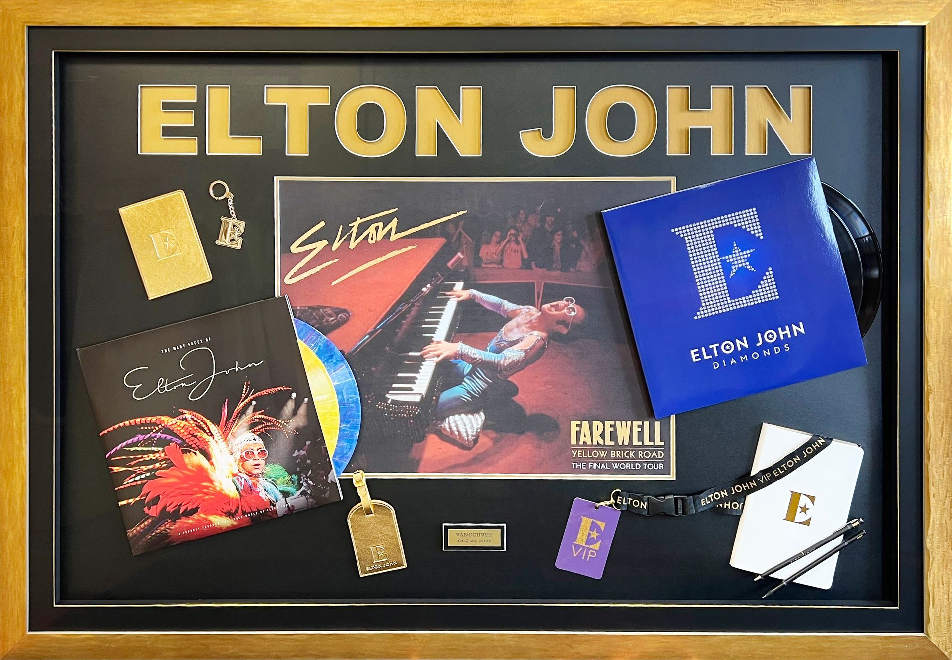 Elton John concert shadow box
