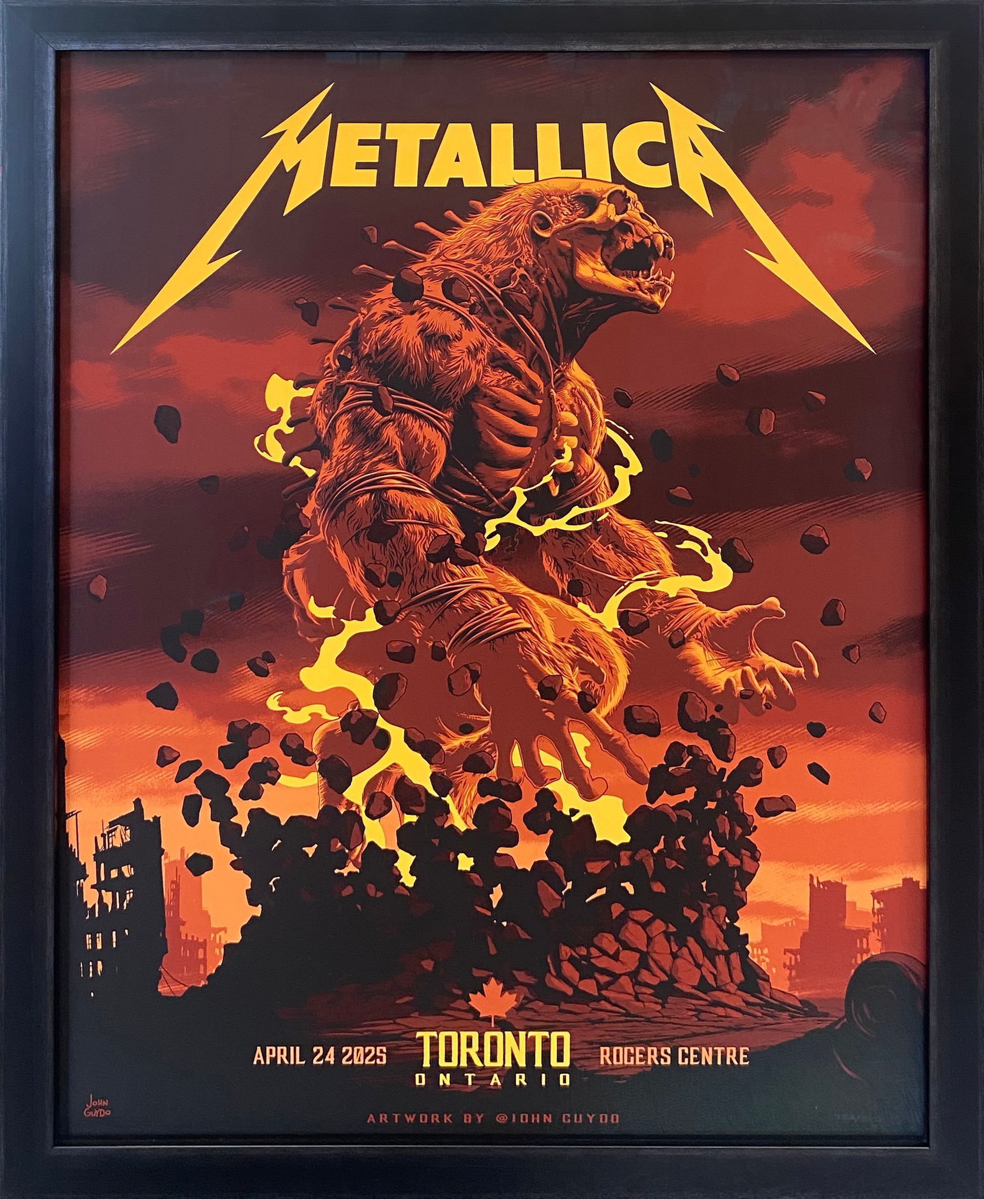 Metallica Music Poster