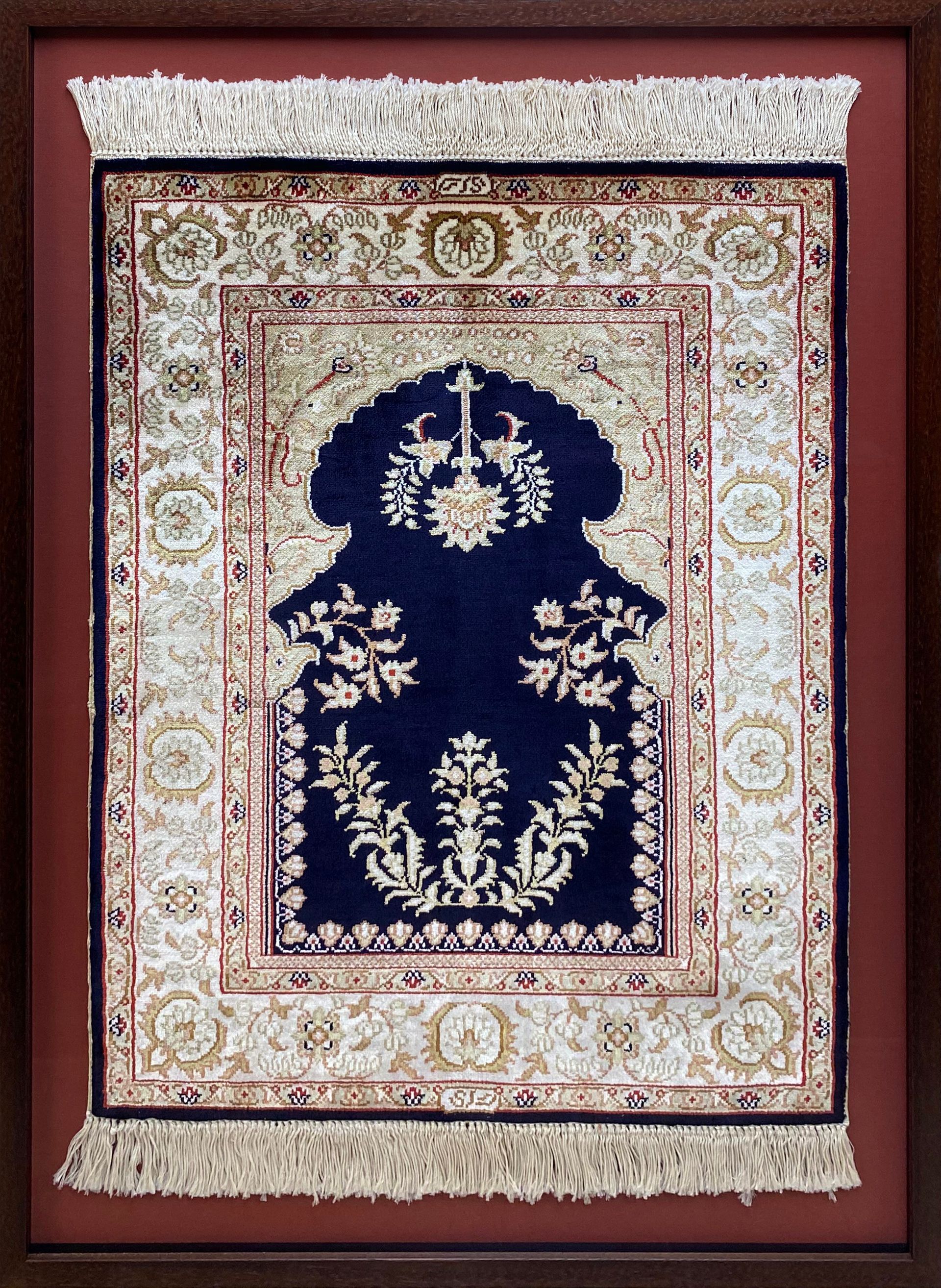 hand-stitched blanket pattern