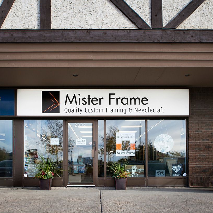 Mister frame quality custom framing and needlecraft store front