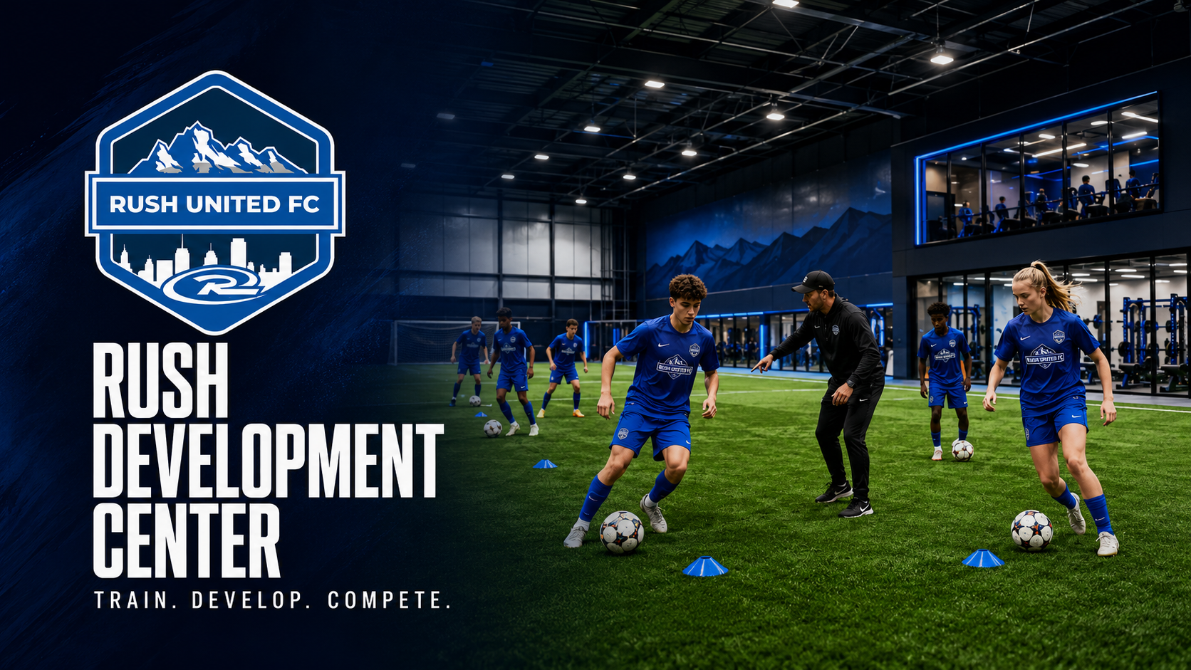 Rush United FC Development Center — elite soccer training in Riner, Virginia