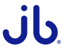 Logo azul da JB Comércio Global, lda.