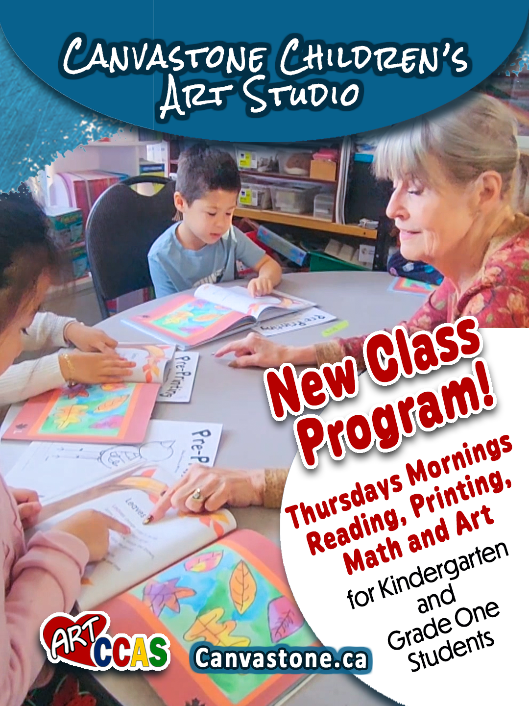 Thursday Mornings Reading, Printing, Math, Art Program Thursday Mornings Reading, Printing, Math, Art Program teacher reading to students