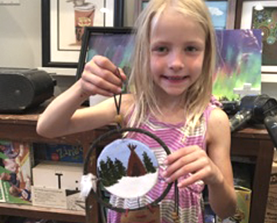 Canvastone's Student with art project 17