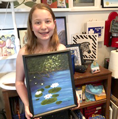 Canvastone's Student with art project 16