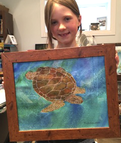 Canvastone's Student with art project 25