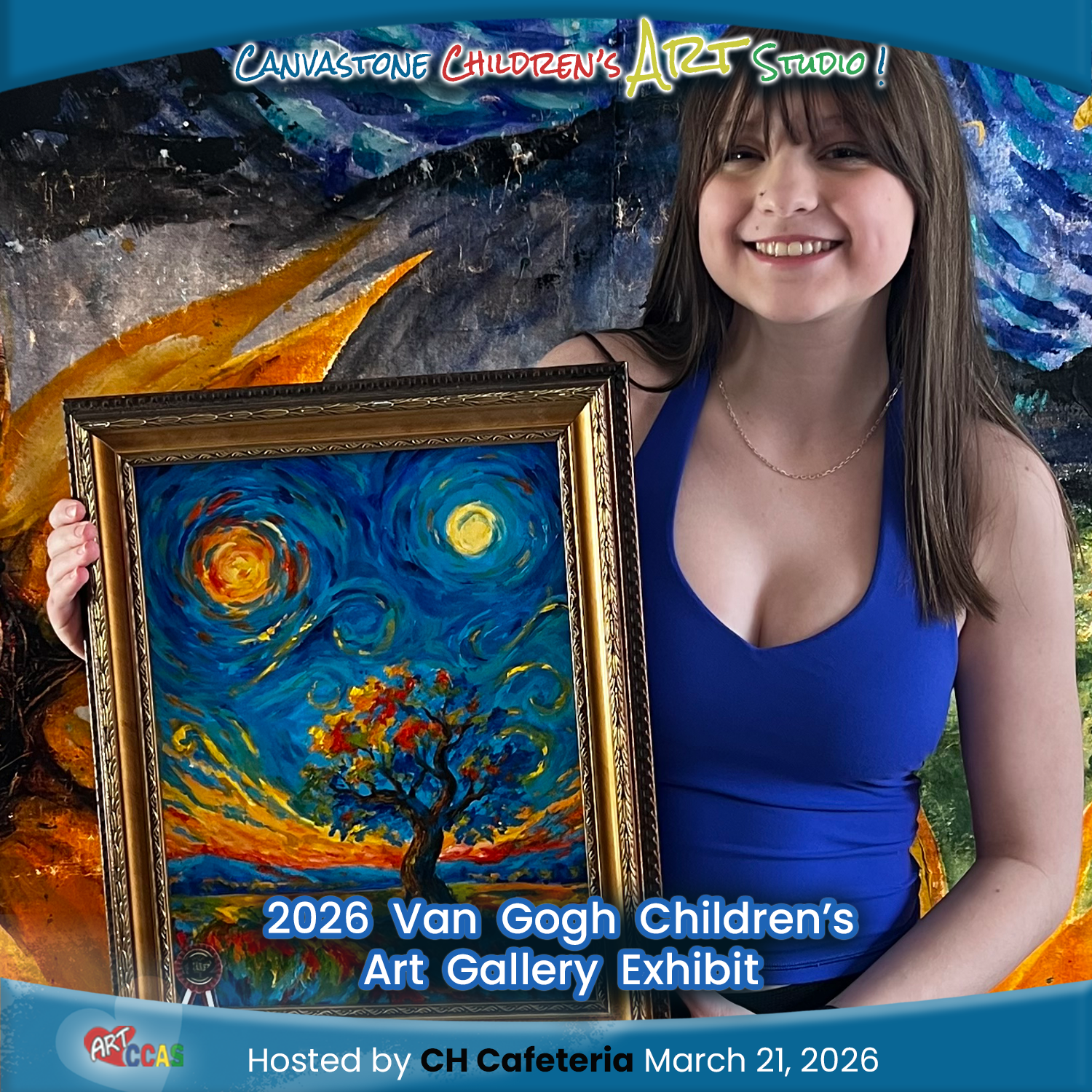 Canvastone Children's Art Exhibit-hosted by CH Cafeteria 2
