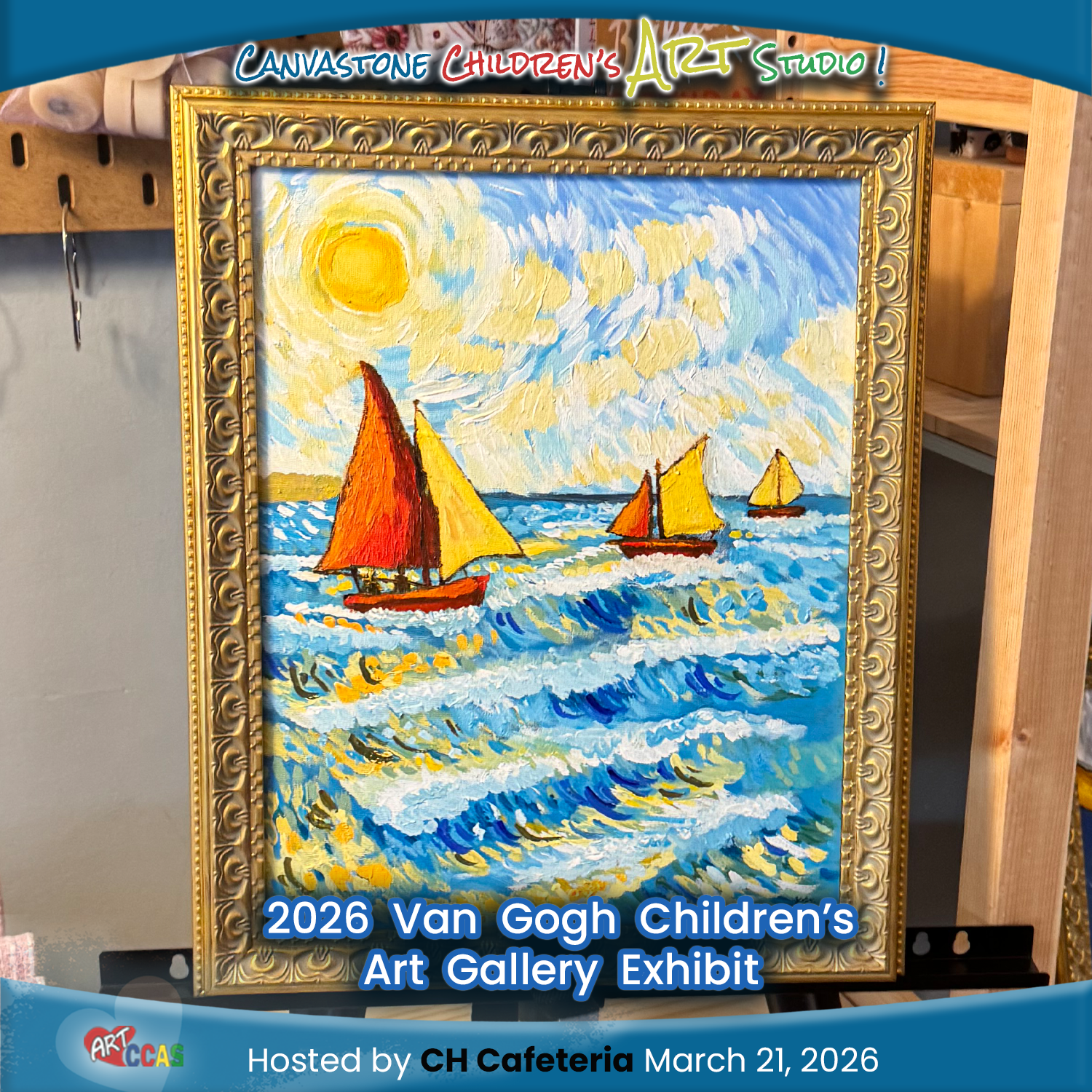 Canvastone Children's Art Exhibit-hosted by CH Cafeteria 4