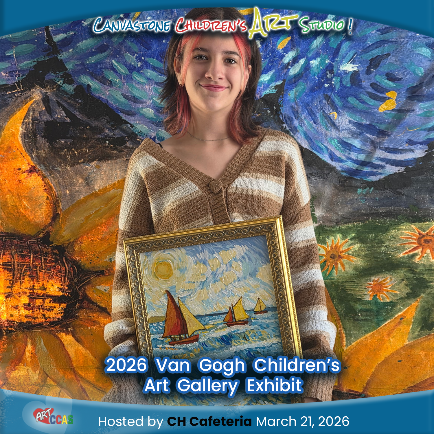 Canvastone Children's Art Exhibit-hosted by CH Cafeteria 12