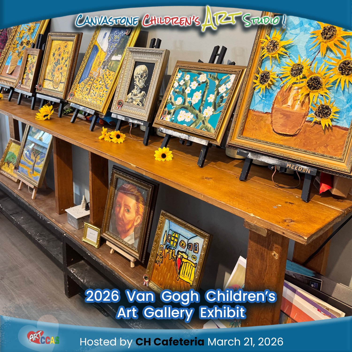 Canvastone Children's Art Exhibit-hosted by CH Cafeteria 6