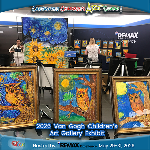 Canvastone Children's Art Exhibit-hosted by Remax Excellence 5