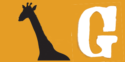 G-Giraffe G-Giraffe page in the ABC Poetry Children's Interactive Reading Book