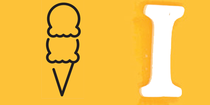 I-Ice Cream I-Ice cream page in the My ABC Poet Tree Children's Interactive Reading Book