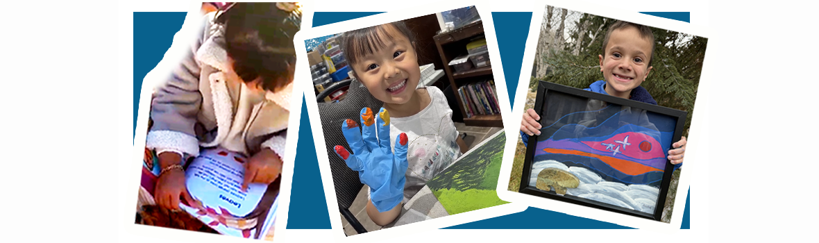 Early Literacy, reading and art classes for kids in kindergarten and children in grades 1-2 at canvastone children's art studio located in the Hampton's in west Edmonton, Alberta, Canada 