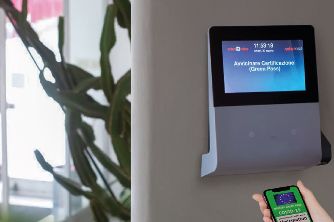 Sistema per validare il green pass