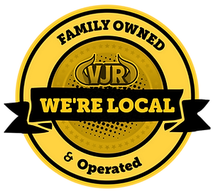 A logo that says family owned we 're local and operated