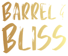 Gold brushstroke text: