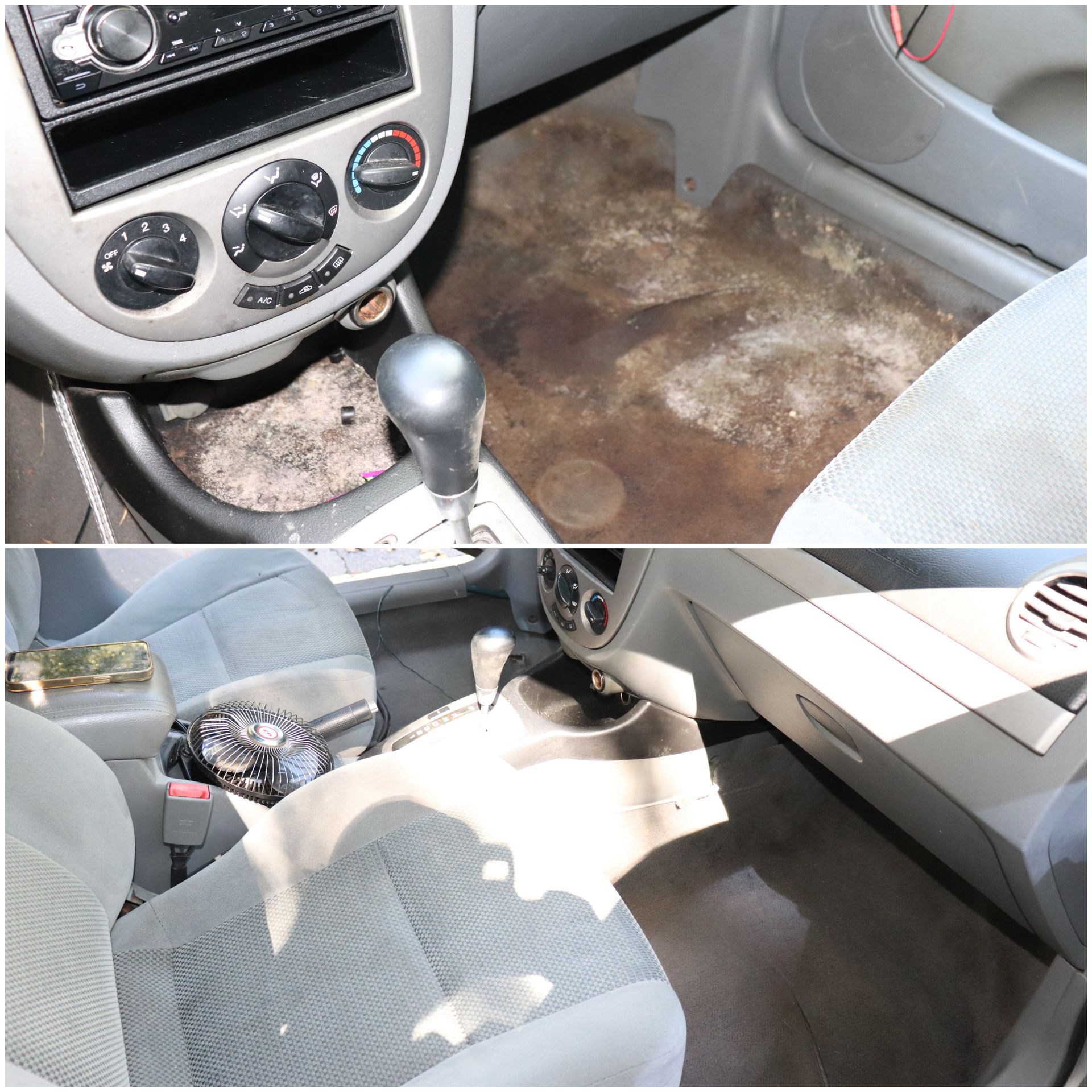 Click to see more Before and after restoration interior cleaning detailing