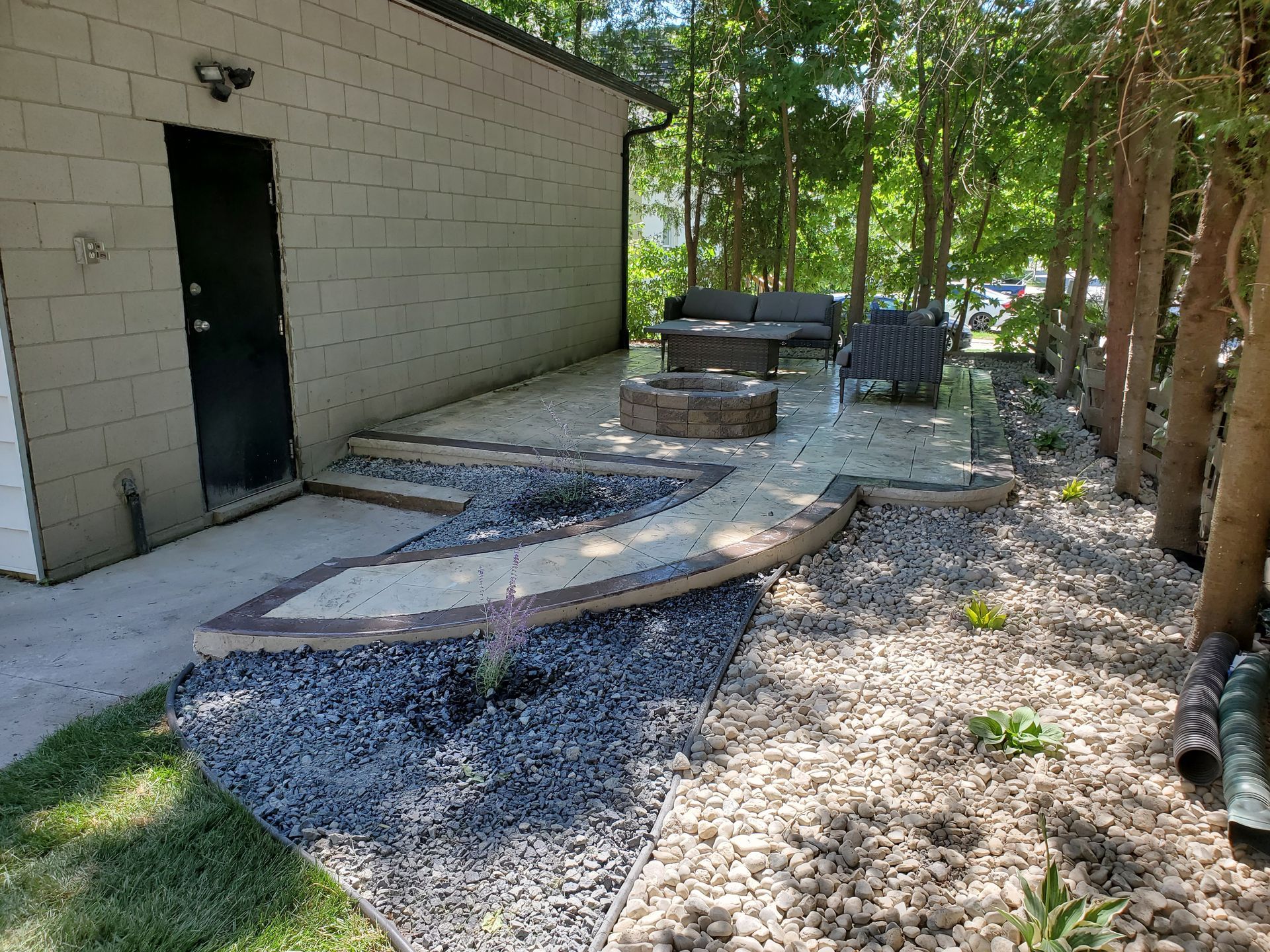 concrete yard work