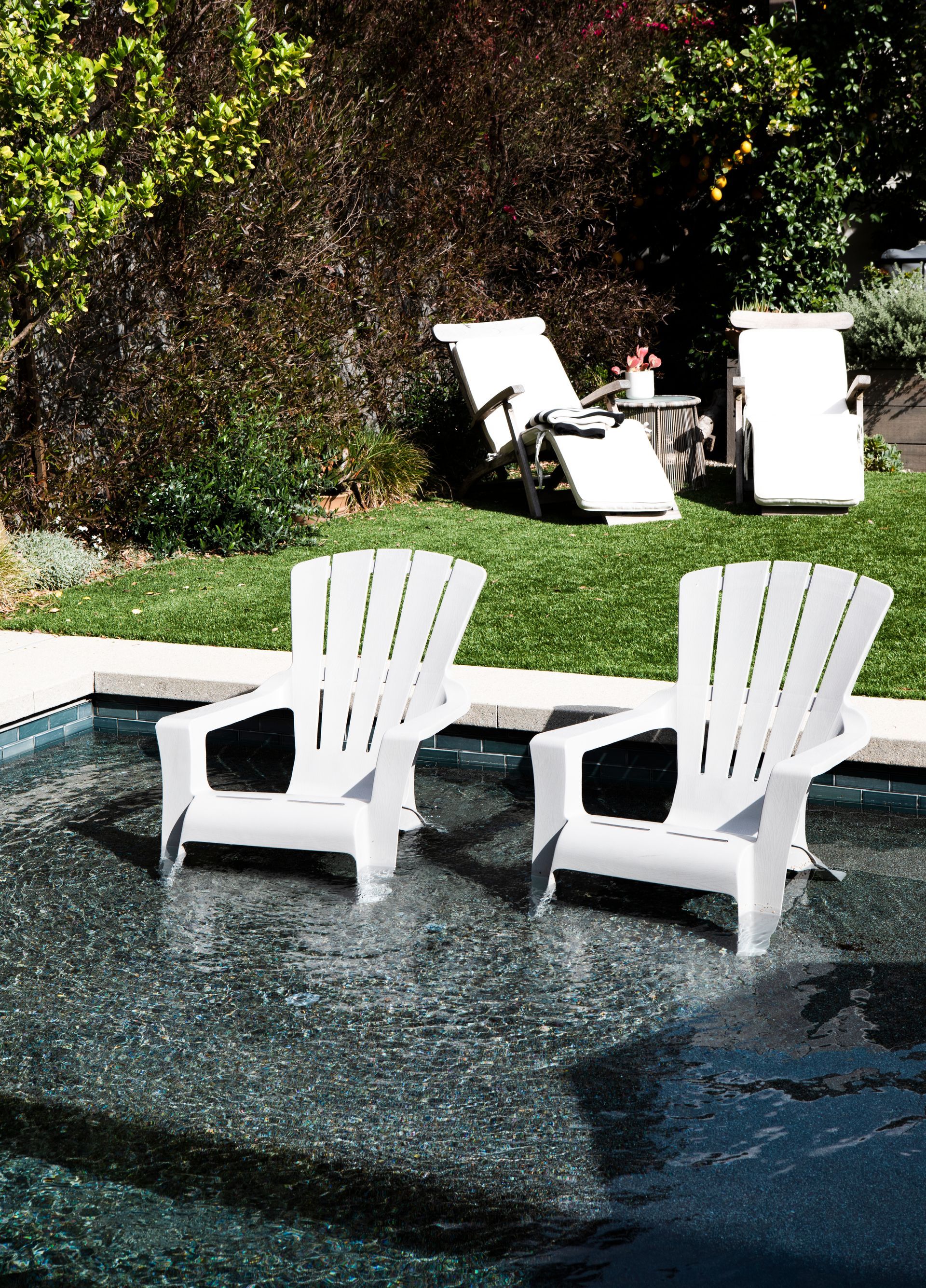 backyard with pool