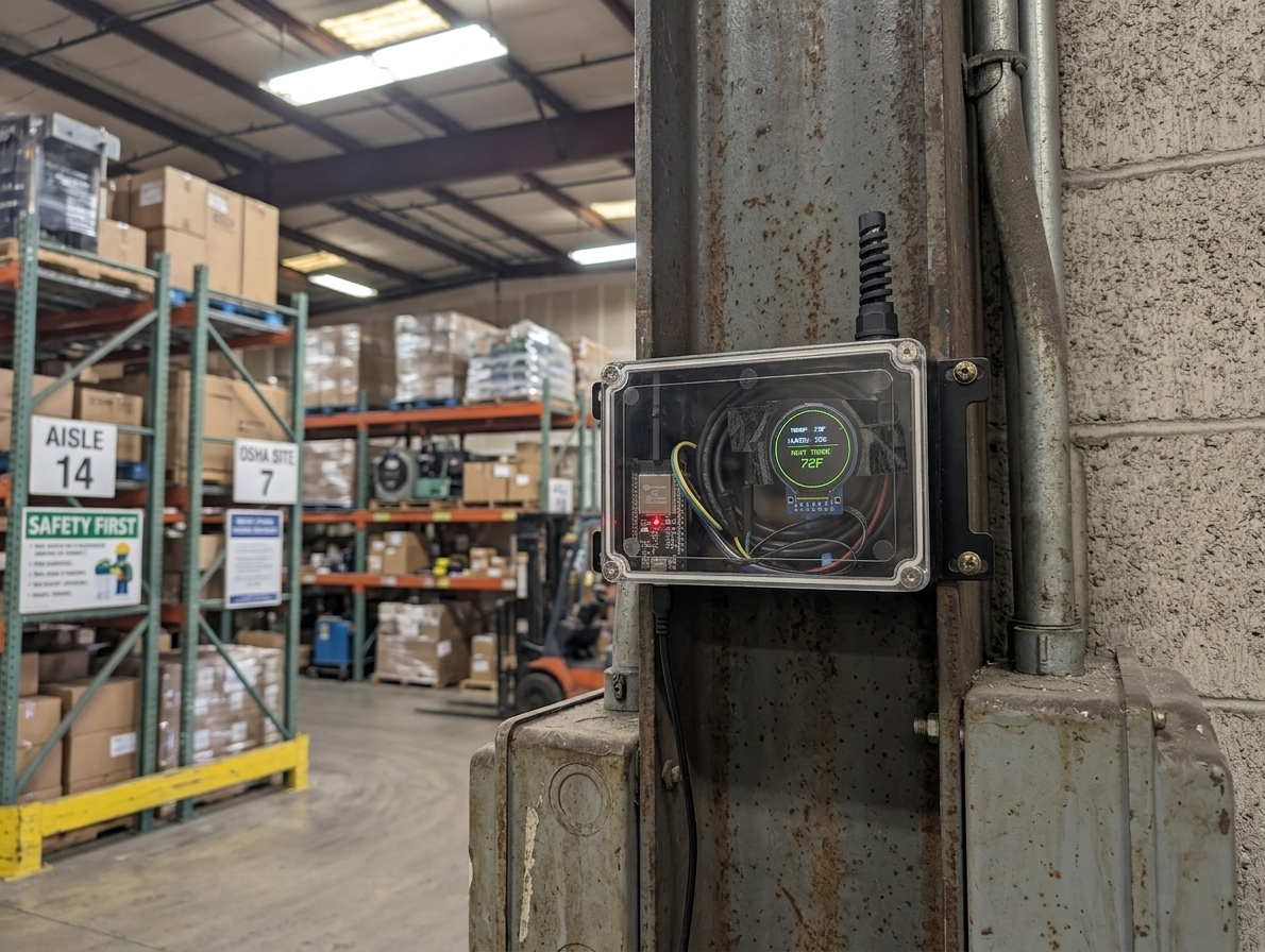 HeatAlert Connect Wi-Fi heat index monitor device preview