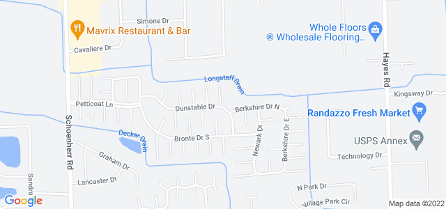 Map of business location