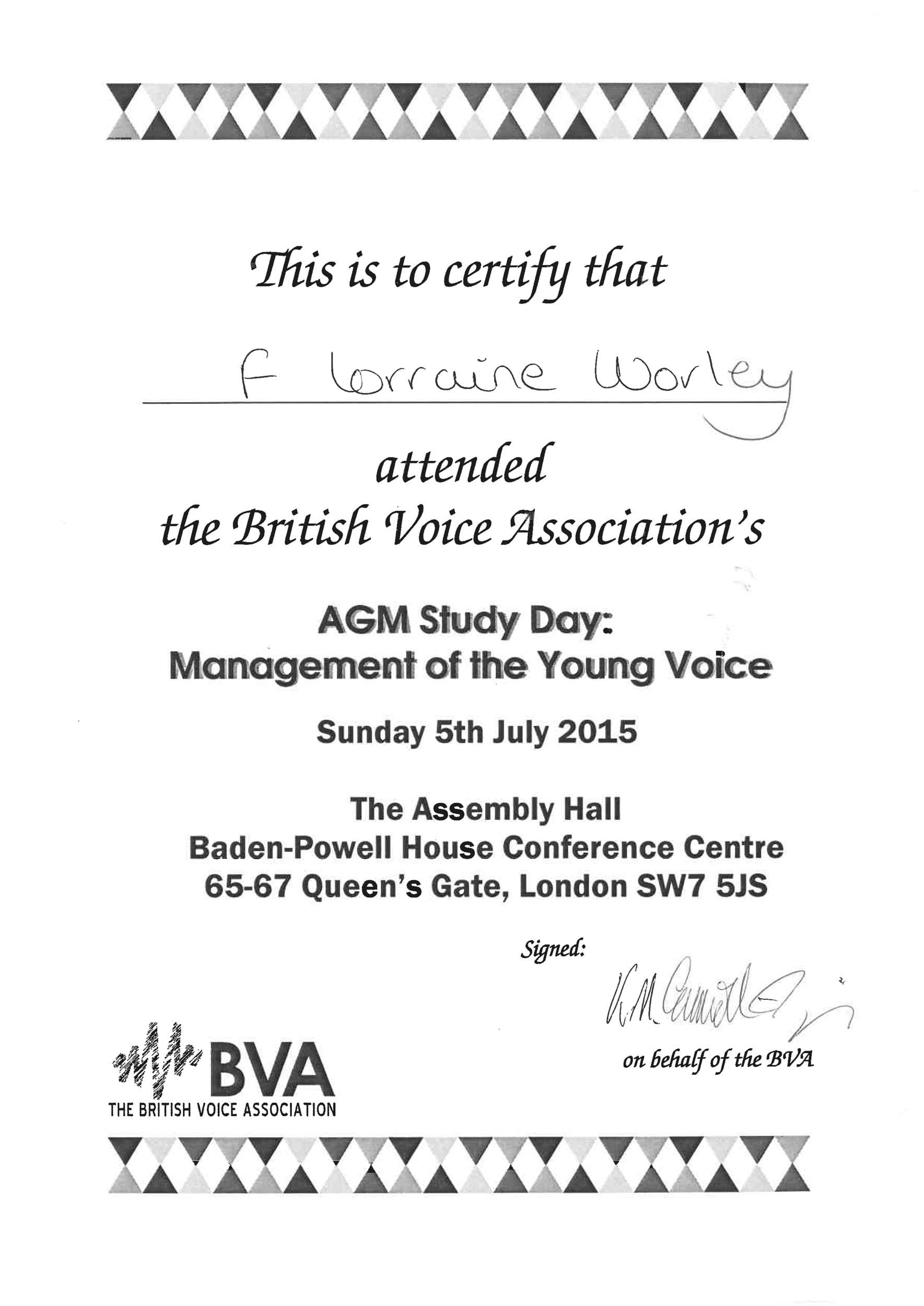 British Voice Association