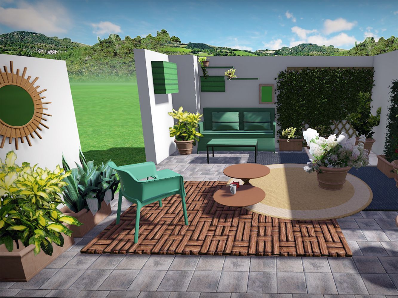 progettazione verde esterno