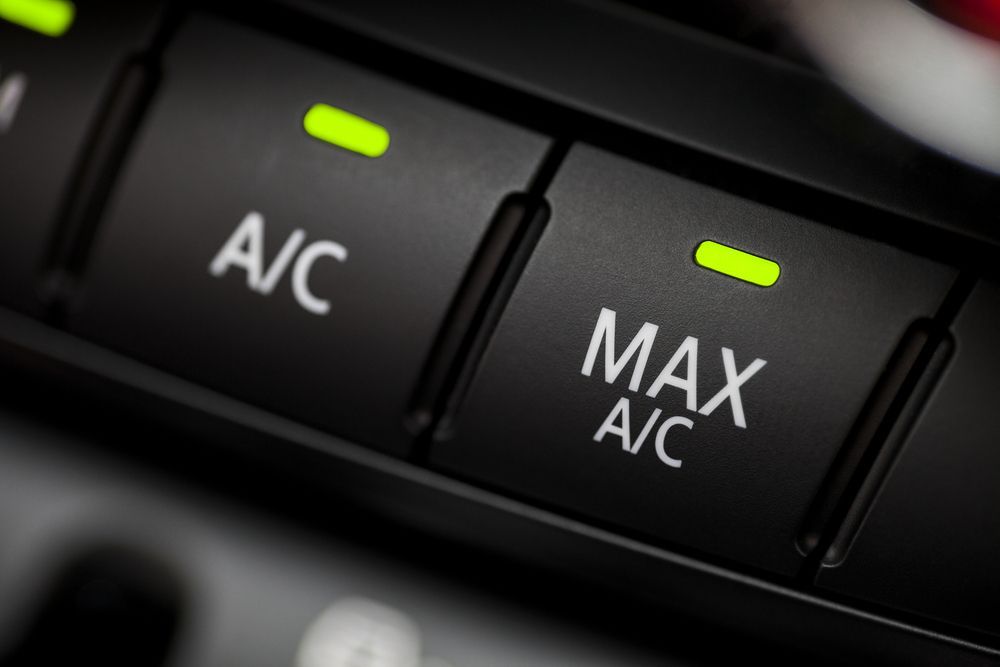 A Close Up Of A Car A/C And Max A/C Buttons — Gillies Enterprises Pty Ltd In Narrabri, NSW