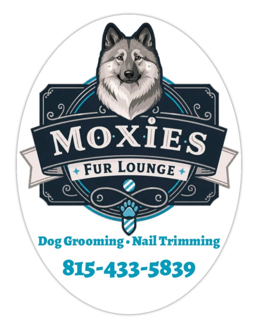 Moxie's Fur Lounge logo