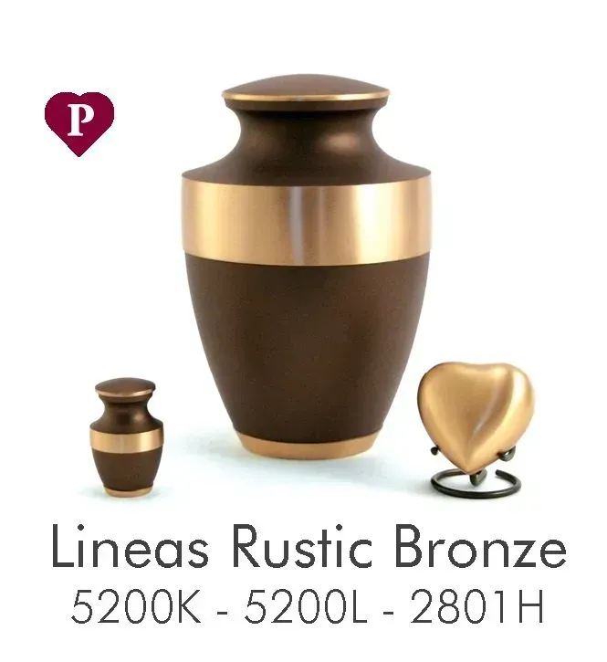 Lineas rustic bronze 5200k 5200l 2801h urn
