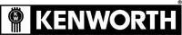 Kenworth logo in white text on a black background with a small emblem at left