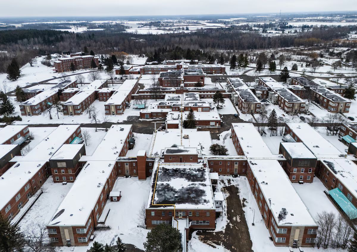 Now partly abandoned, the Rideau Regional Centre was one of the largest provincially run institutions of its kind in Ontario. At its peak, there were 2,600 residents.
