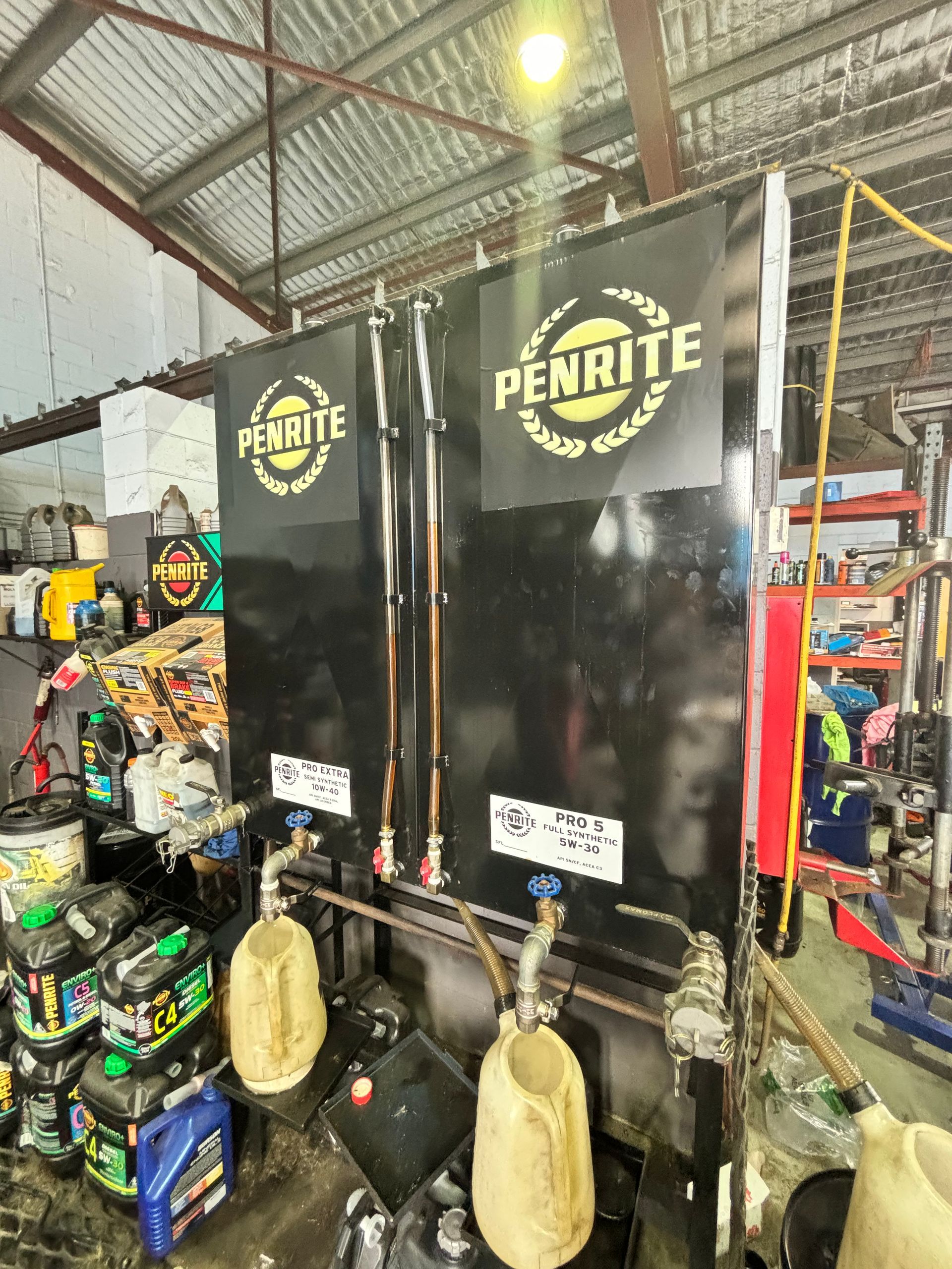 Black Penrite Oil Display Boards — Total Auto Service In Caloundra West, QLD