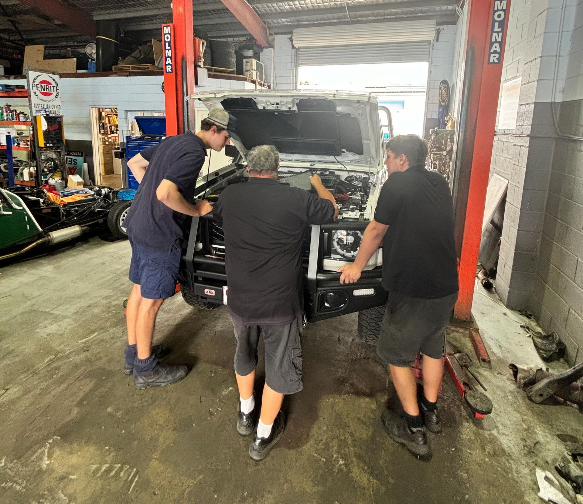 Mechanic At Work — Total Auto Service In Caloundra West, QLD