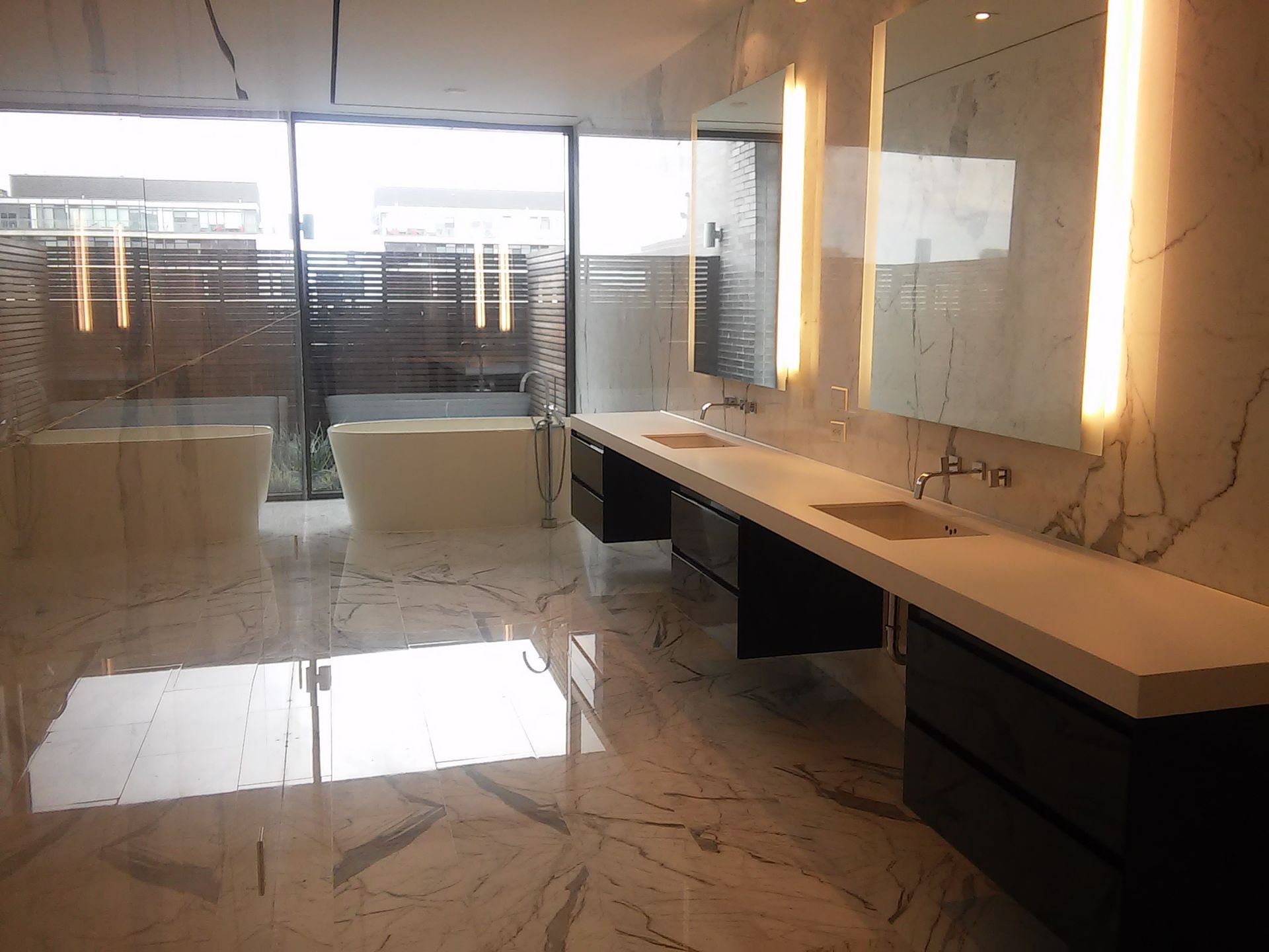 marble bathroom
